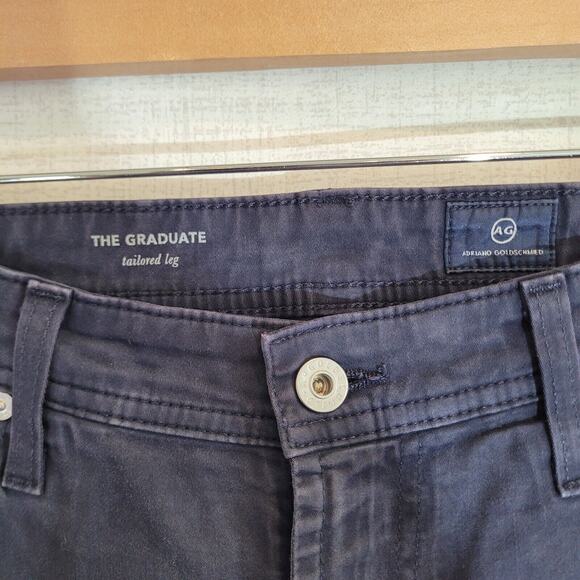 AG Adriano Goldschmied Jeans Mens Tag 34x32 Act 34x29 Blue The Graduate Pants - Picture 3 of 10